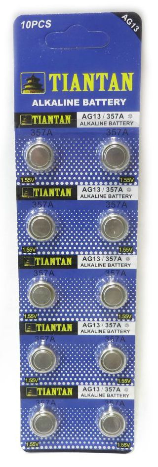 AG13 Battery (LR44, L1154, SR44, 357) Free Shipping 10 for $1.99 USA